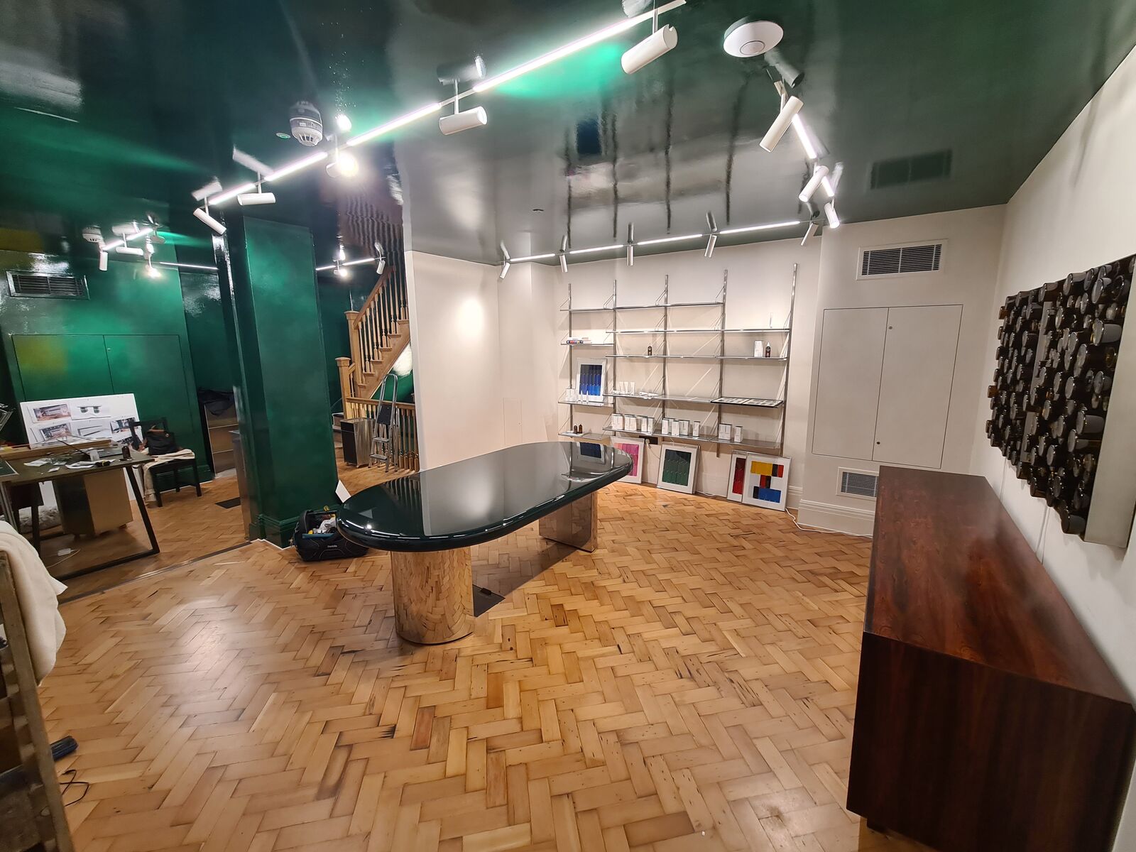 Wide view of the shop floor